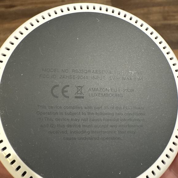 Amazon Echo Dot (2nd Generation) Smart Speaker - White RS03QR - Works - Picture 5 of 7